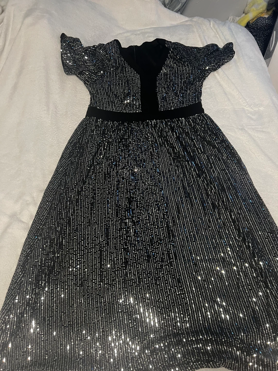 Sequin Black Party Dress