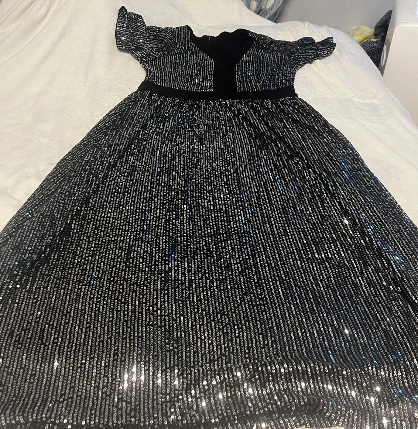 Sequin Black Party Dress - photo 2