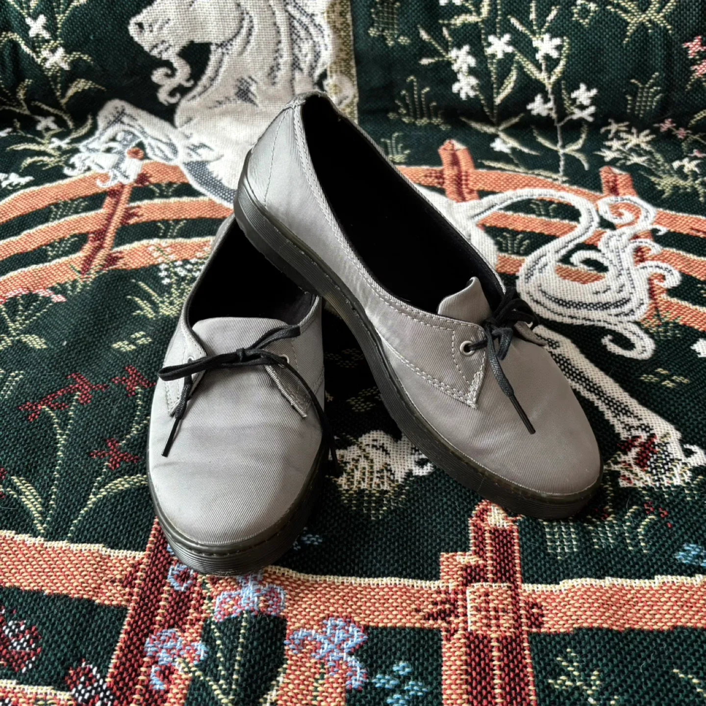 Dr. Martens Gray Oxford Shoes