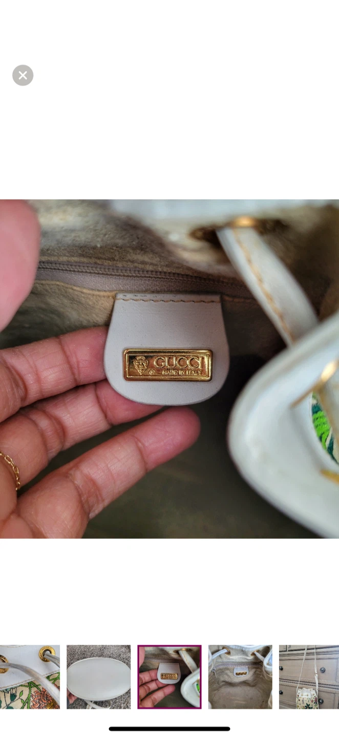 Authentic Gucci Floral Bucket Bag - photo 5