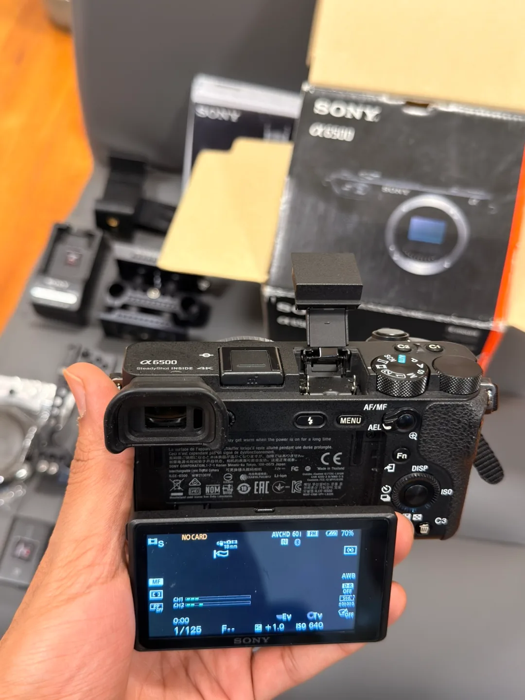 Sony Alpha a6500 + 50mm OSS lens with Accessories image indicator(4)