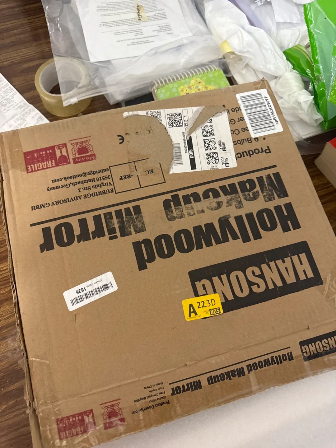 HANSONG Hollywood Makeup Mirror image indicator(2)