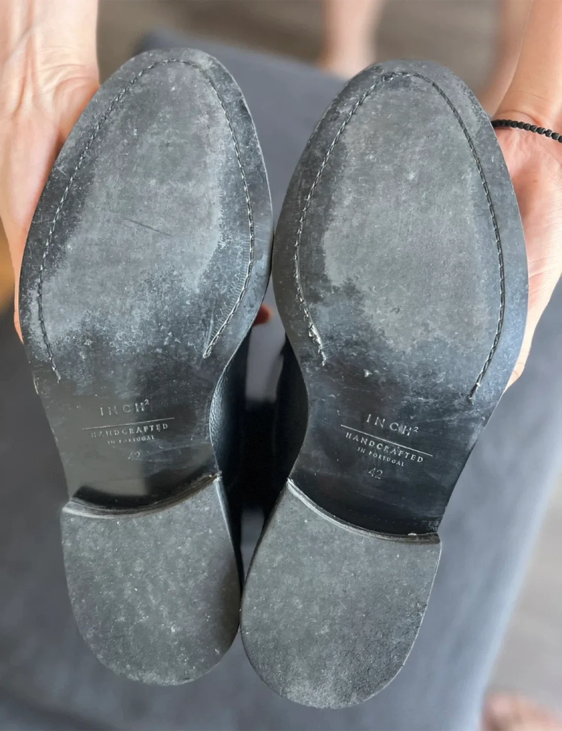 INCH2 Black Leather Boots Size 42 image indicator(3)