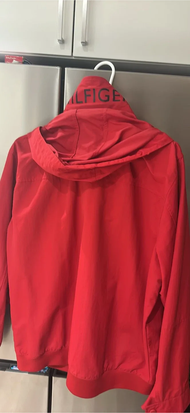Tommy Hilfiger Red Hooded Jacket image indicator(2)