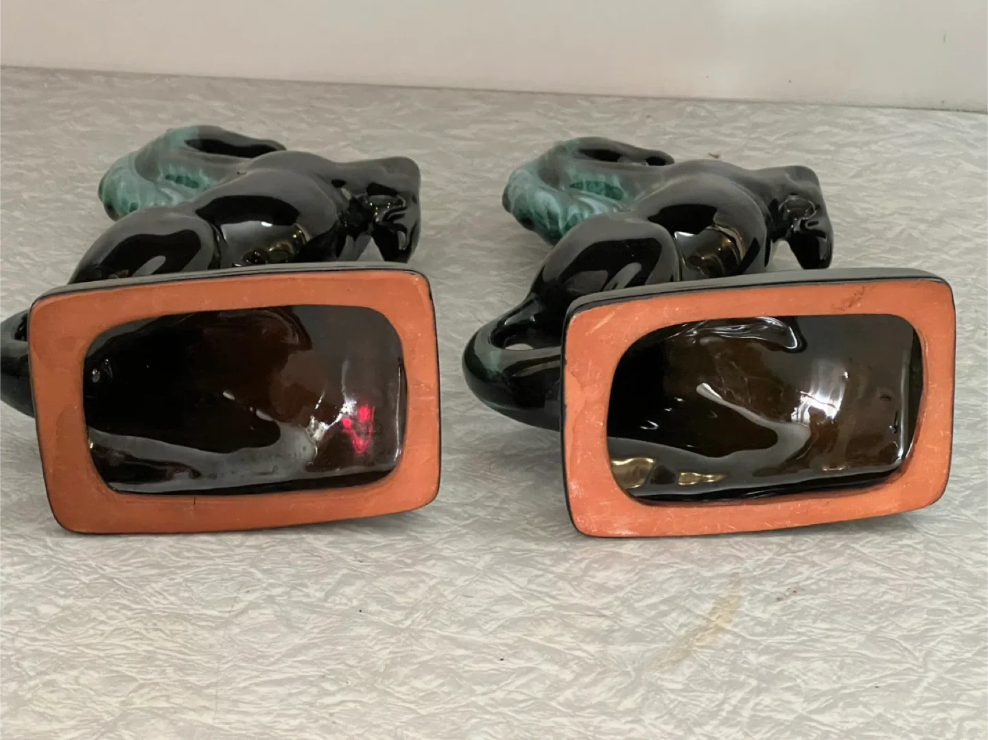 Vintage Blue Mountain Pottery Horse Book Ends image indicator(6)