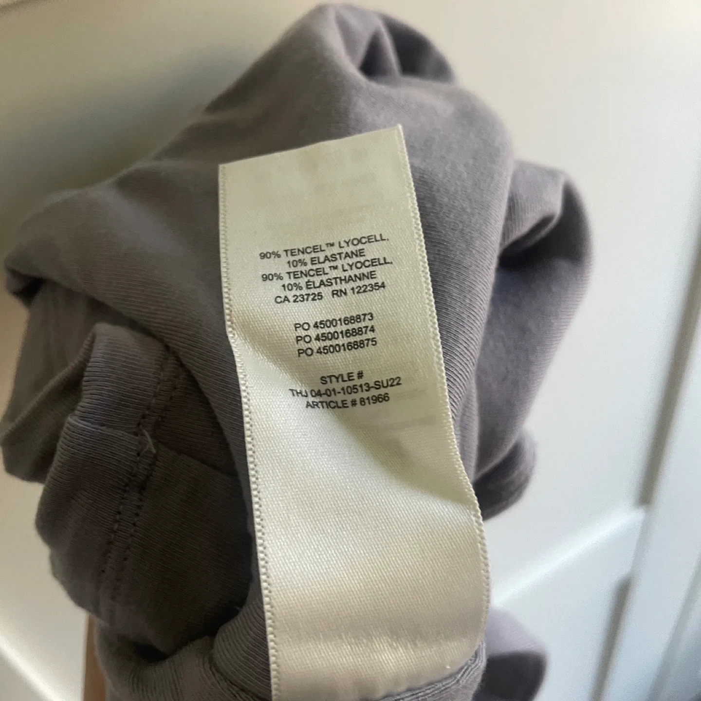 Aritzia Wilfred Vacay Cropped Tank Top in Soft Iris Size XS image indicator(6)