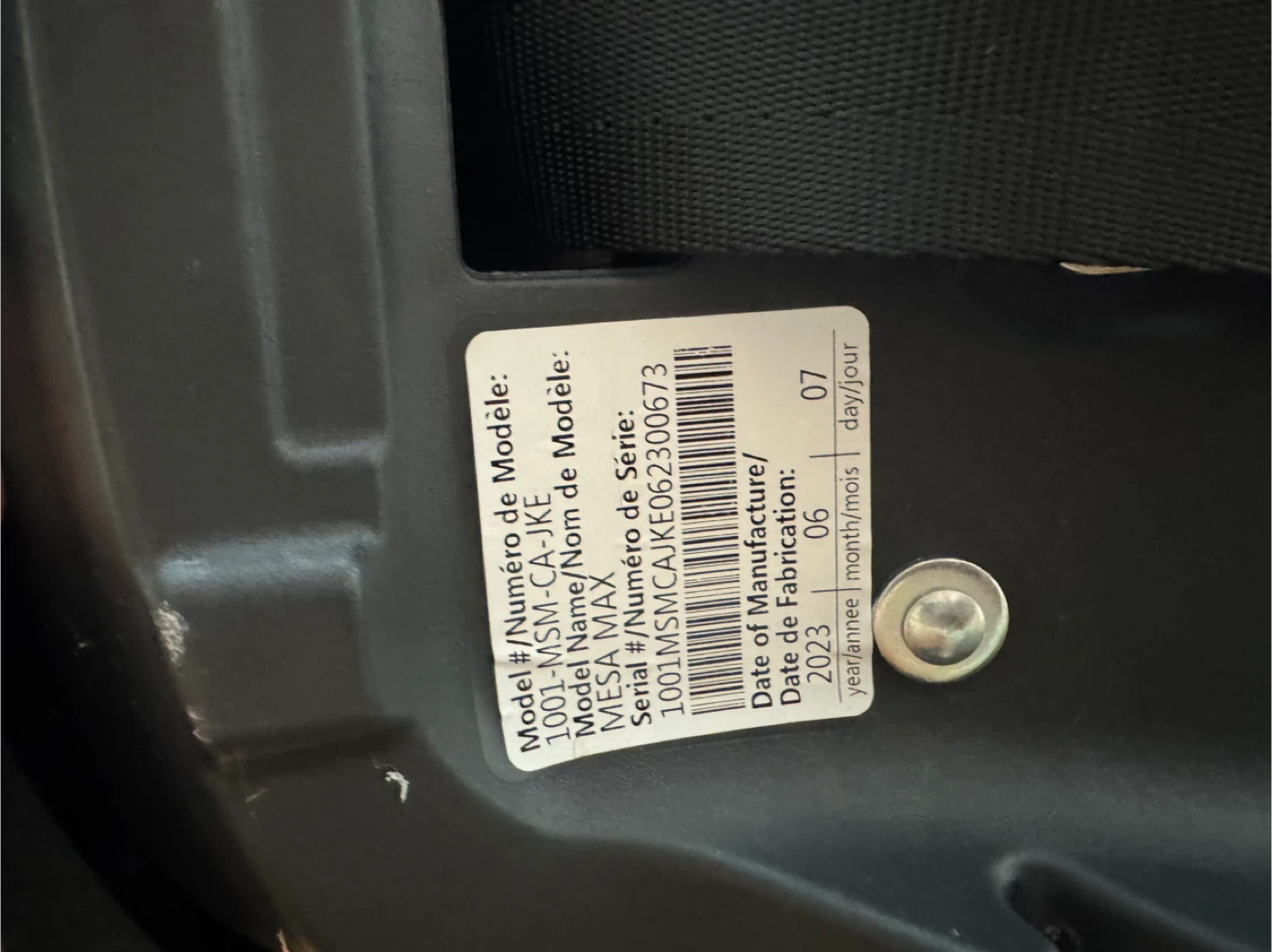 UPPAbaby Mesa Max Infant Car Seat - Black - photo 5