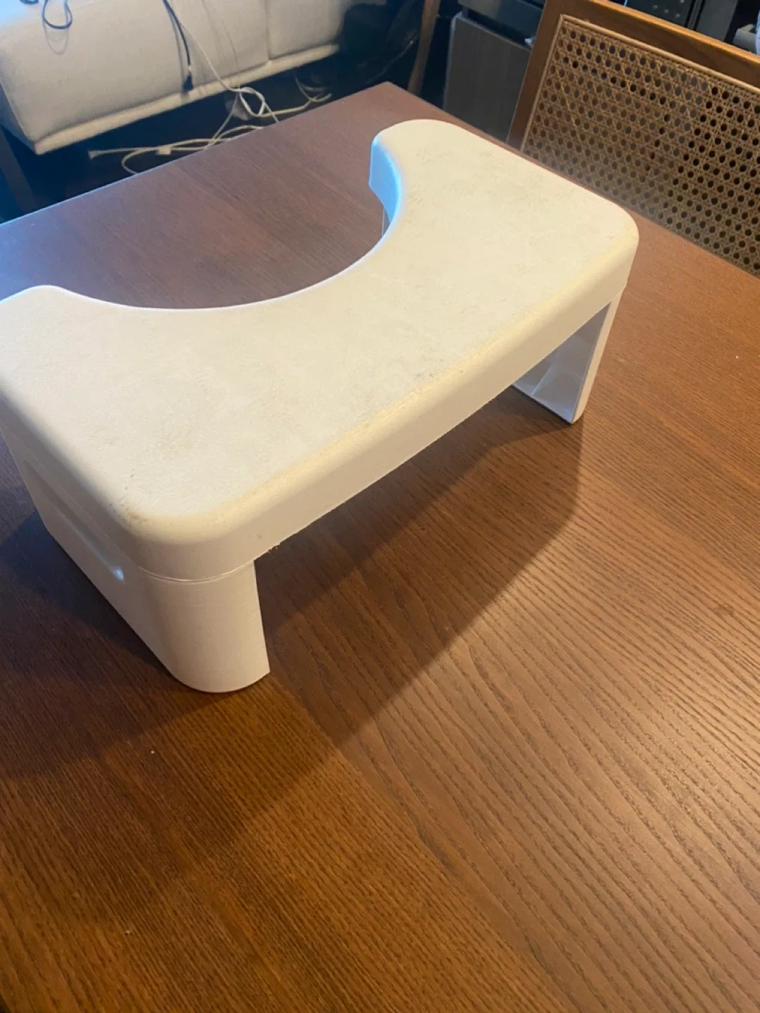 White Plastic Step Stool