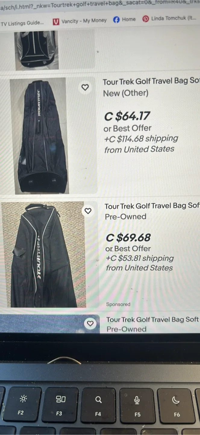 TourTrek Black Wheeled Golf Travel Bag image indicator(9)