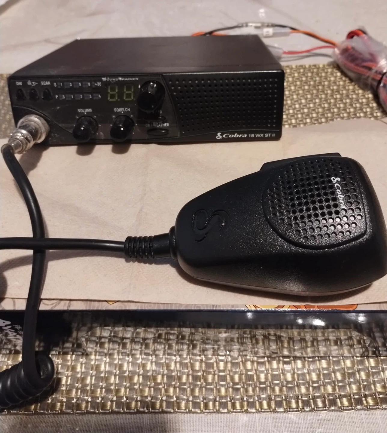 Cobra 18 WX ST II CB Radio with Microphone