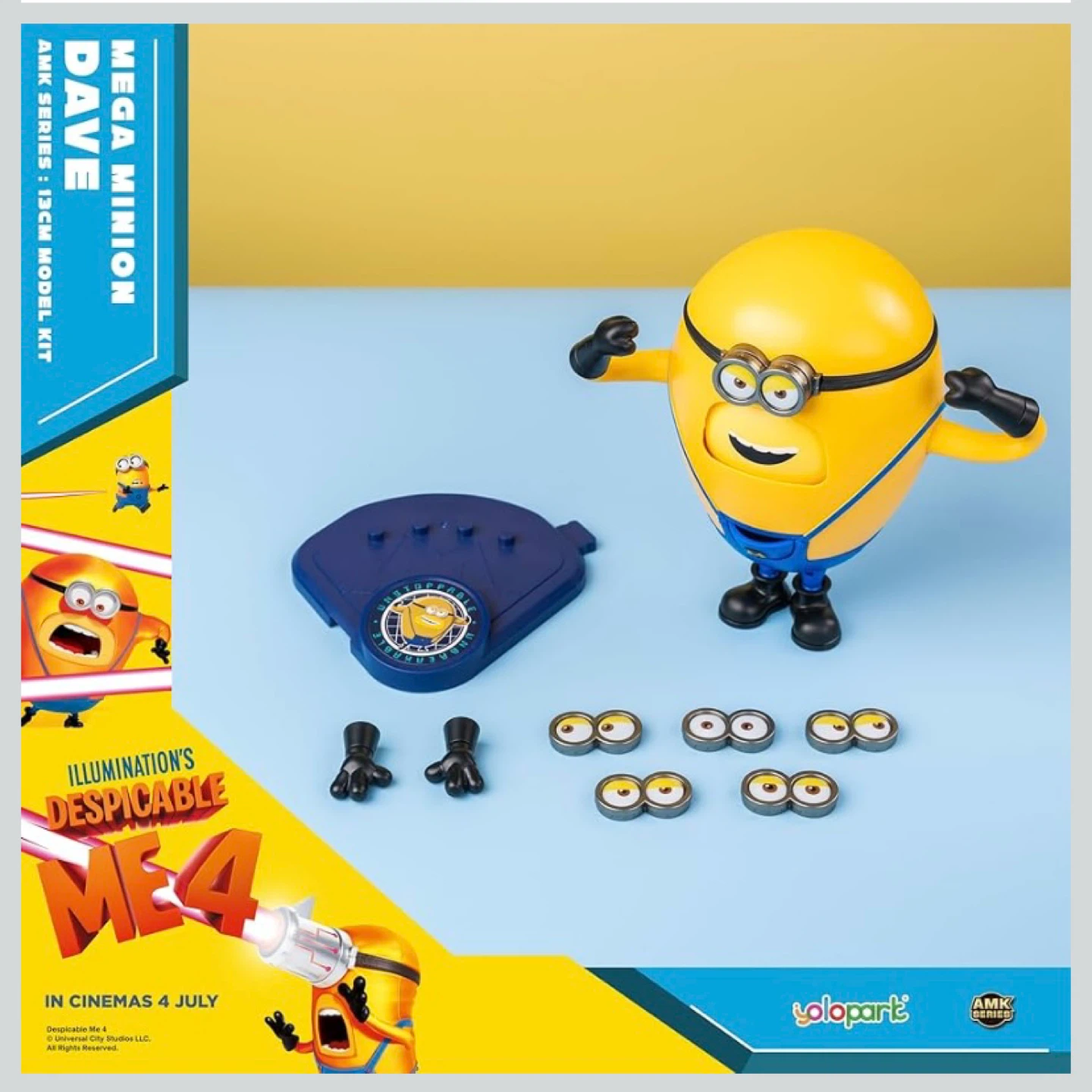 New Yolopark Minions Despicable Me 4 Mega Minion Dave - photo 4
