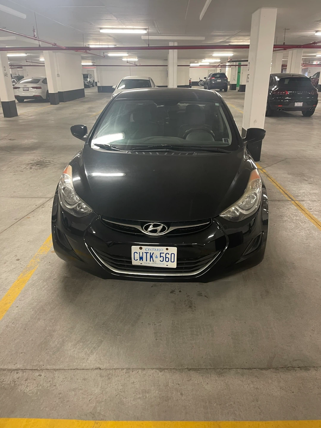 Hyundai Elantra - Black Sedan