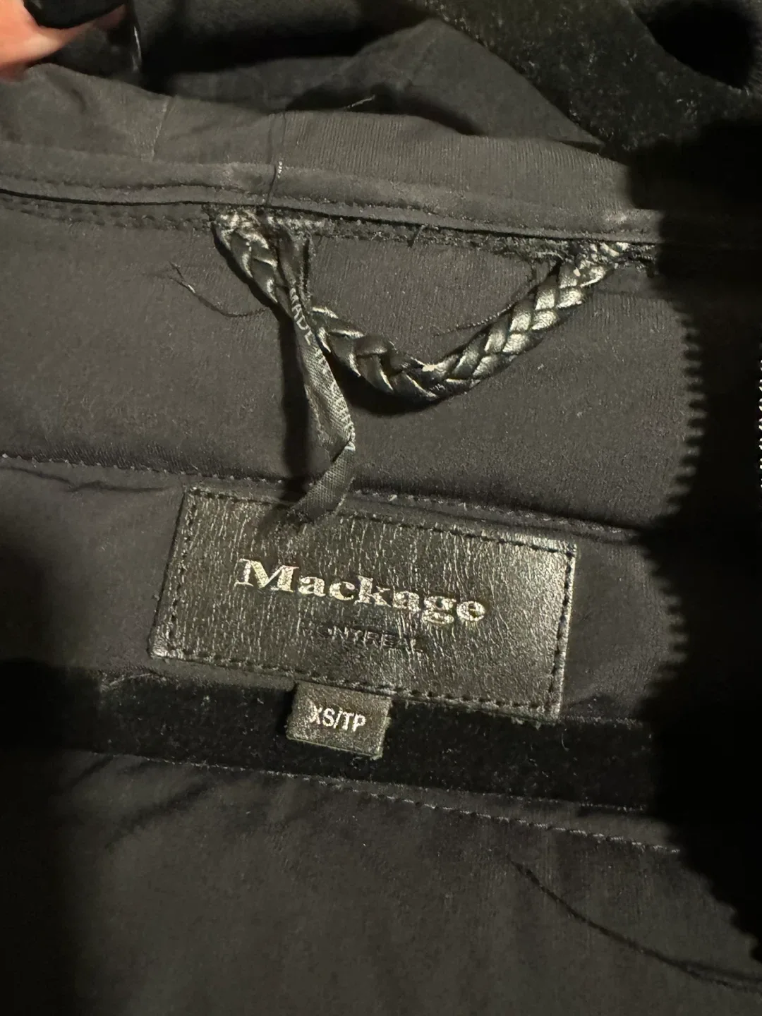 Mackage Black Puffer Jacket - Size XS image indicator(4)