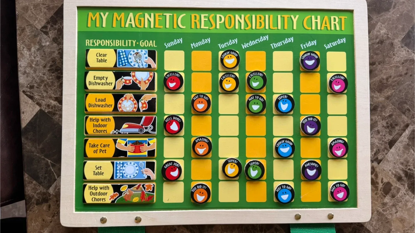 Melissa & Doug Magnetic Responsibility Chart image indicator(2)
