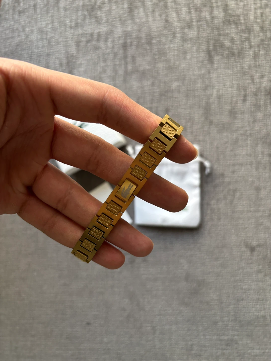 Lacoste Gold Bracelet with Box - photo 3