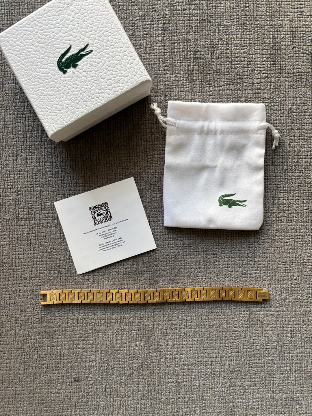 Lacoste Gold Bracelet with Box - photo 2
