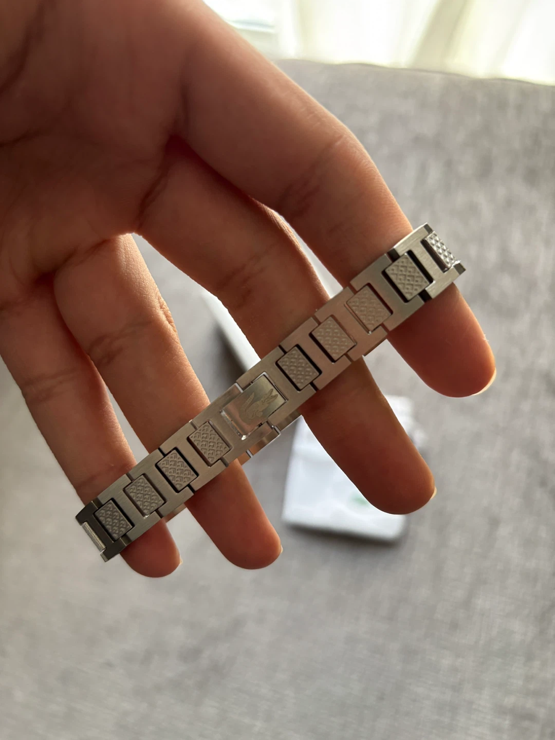 Lacoste Silver Bracelet with Box - photo 3