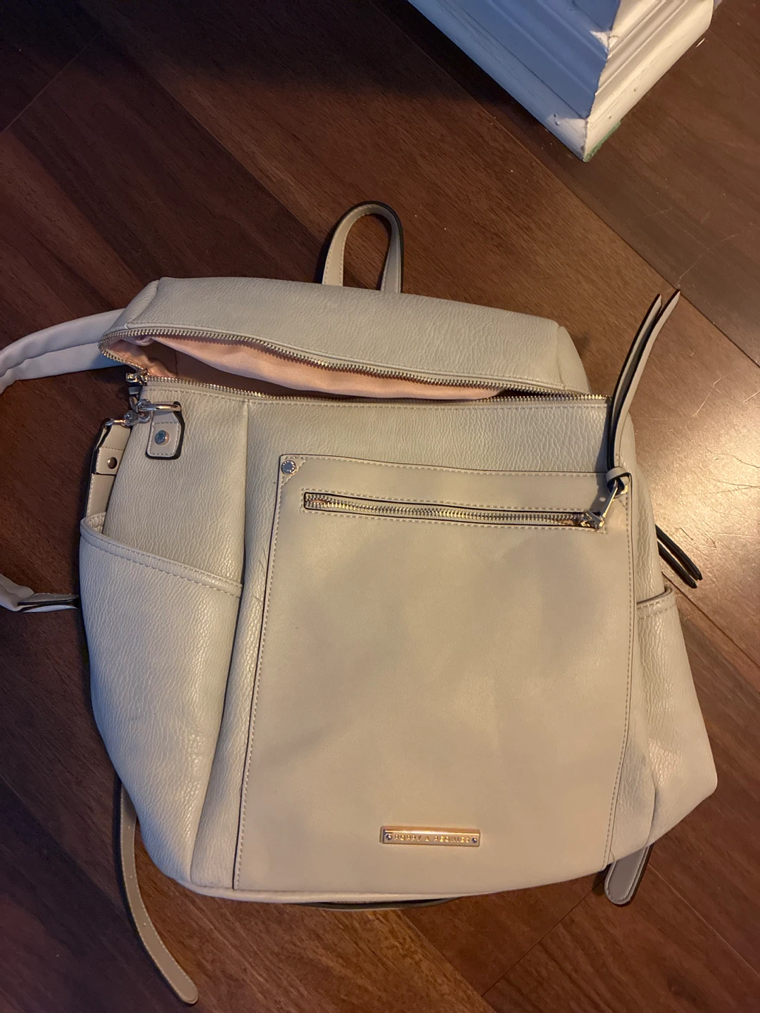 Poppies & Peonies bag - Light Grey