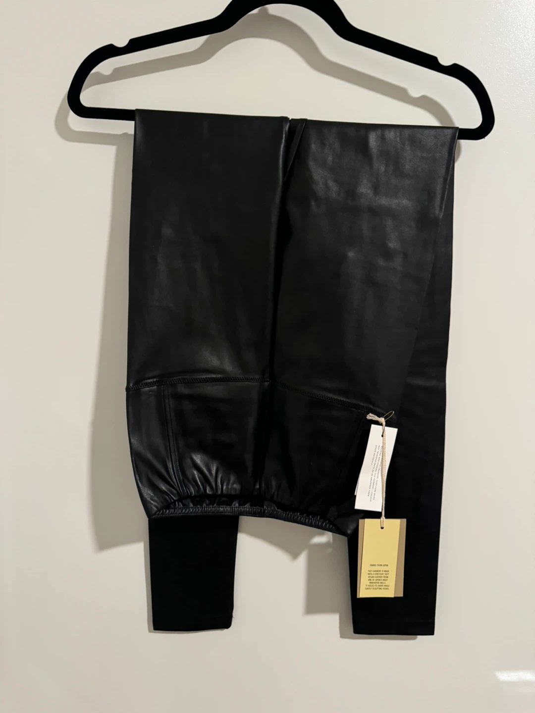 Wilfred Free Daria Black Faux Leather Leggings XS
