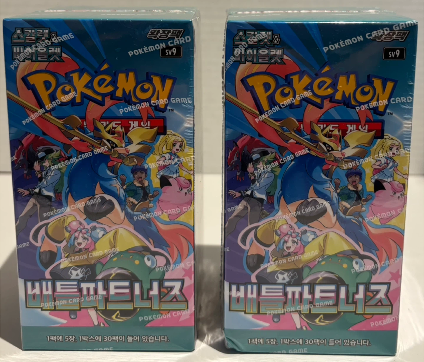Pokemon Cards Battle Partners Box 30 Packs Korean