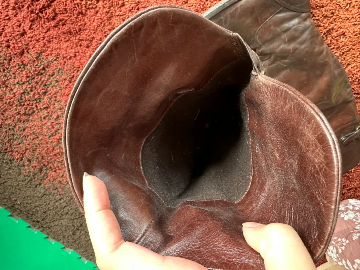 Brown Leather Boots Size 38 image indicator(4)