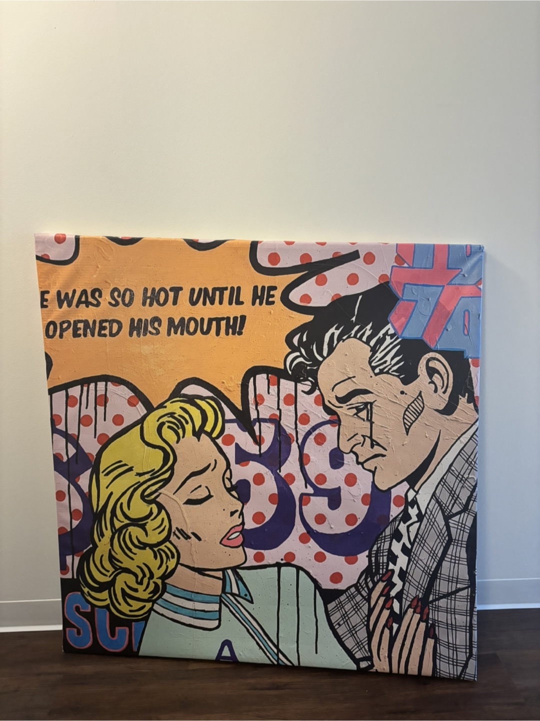 Pop Art Style Canvas 4x4ft - photo 2