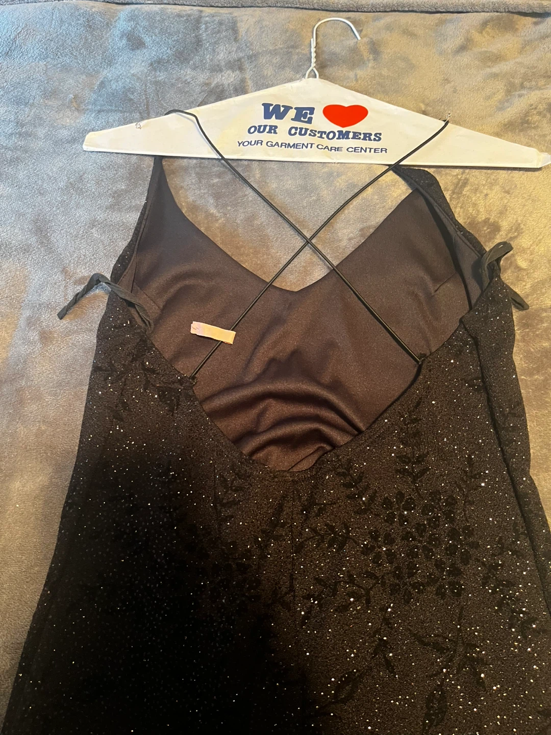 🏆 Black Sparkly Dress - photo 2