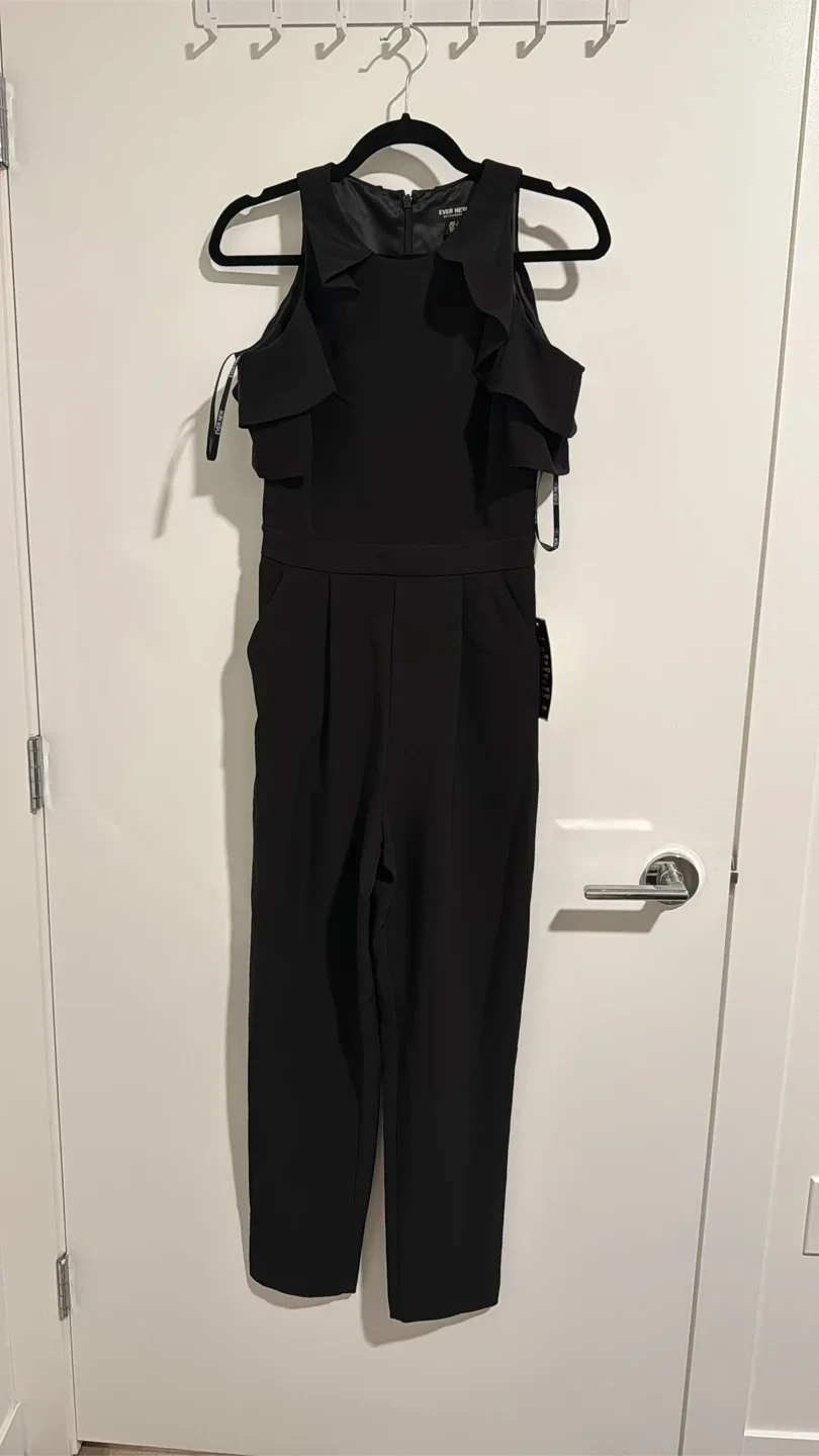 Ever New Black Jumpsuit - Size 4 thumbnail