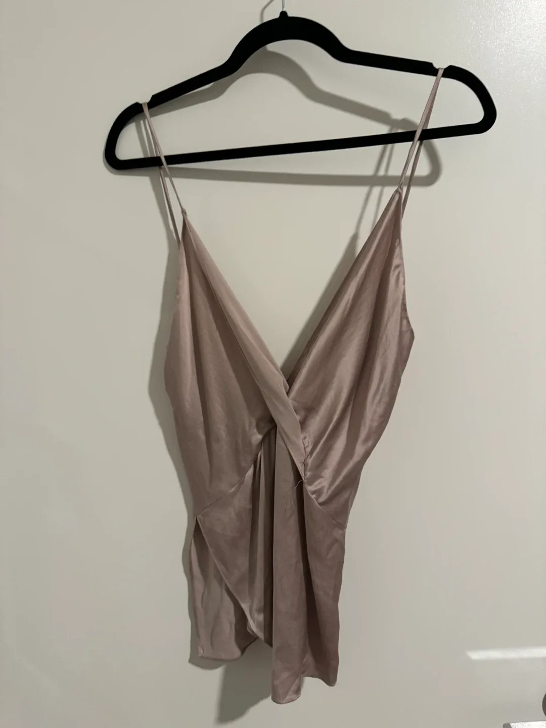 Zara Nude Cami Bodysuit - Size Small image indicator(2)