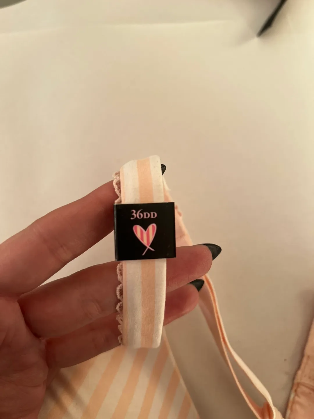 Victoria's Secret Pink Stripe Bra - 36DD image indicator(3)