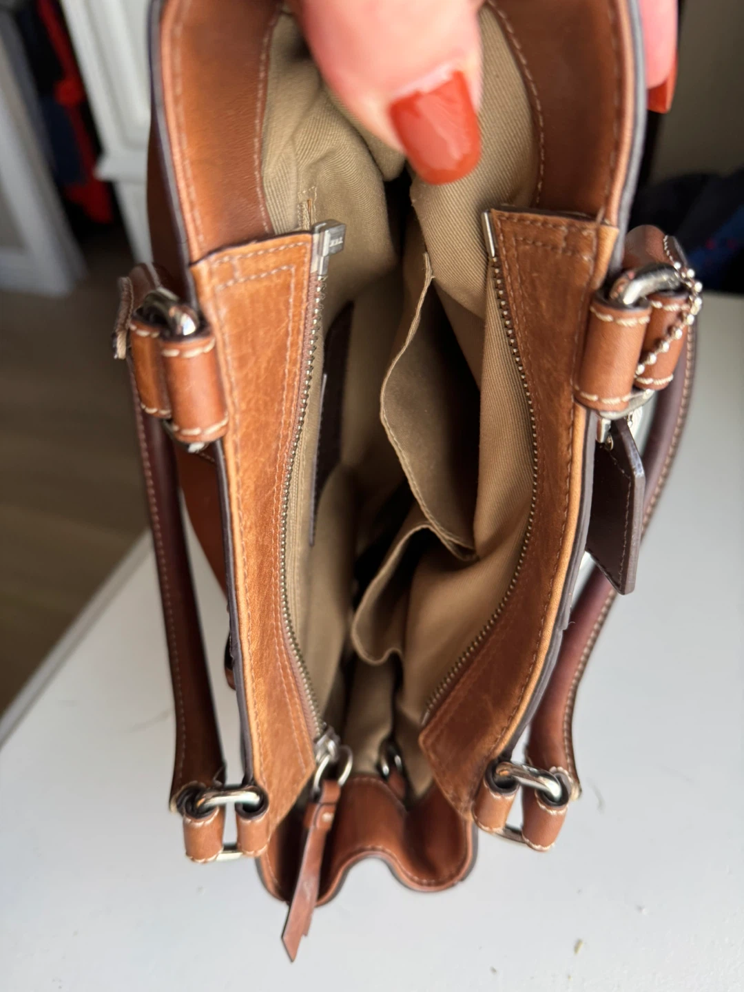 Coach Brown Leather Handbag - photo 5
