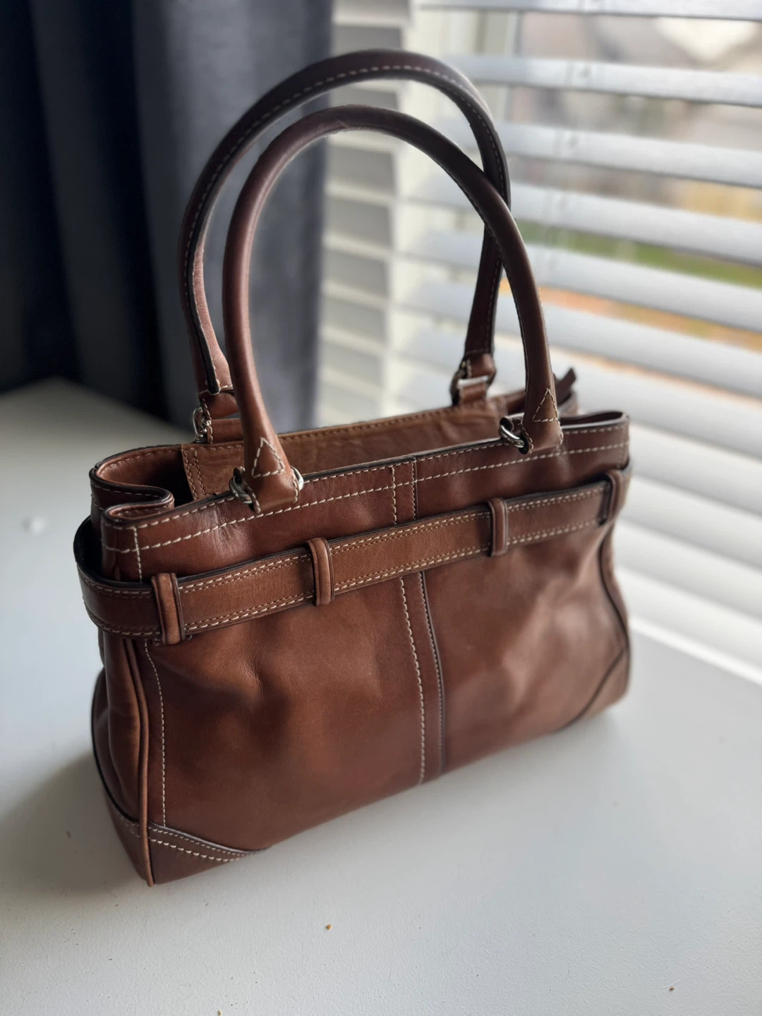 Coach Brown Leather Handbag - photo 3