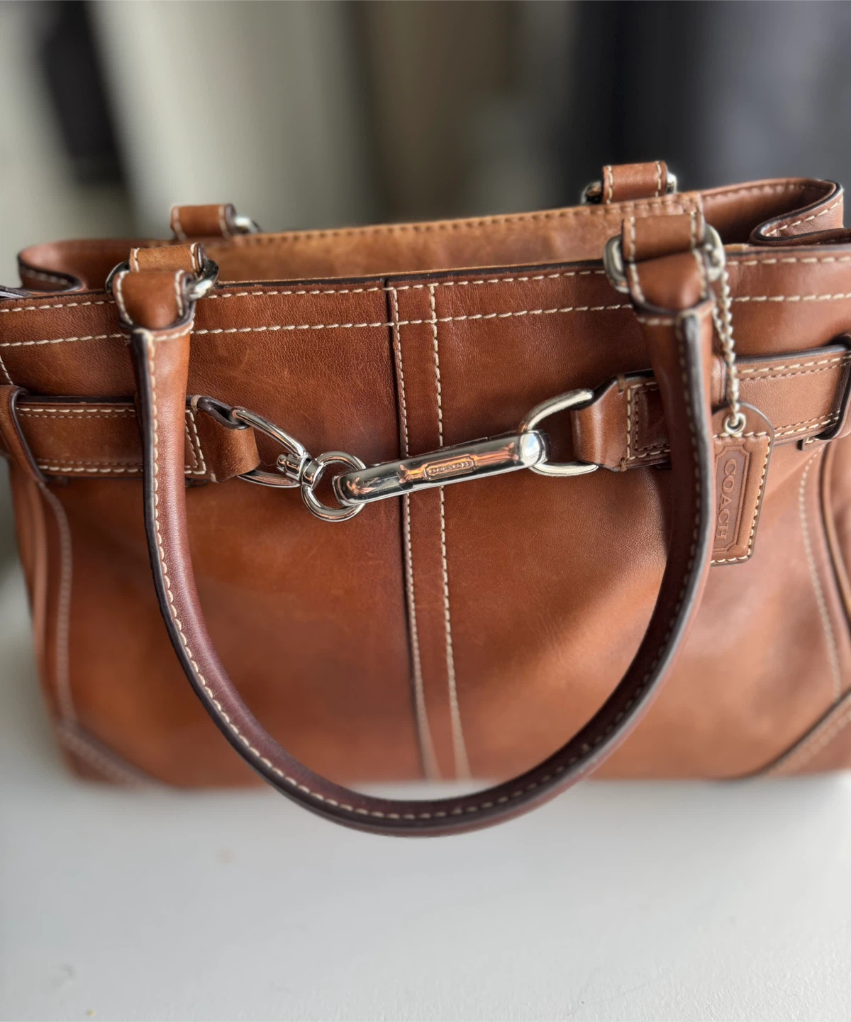 Coach Brown Leather Handbag - photo 2