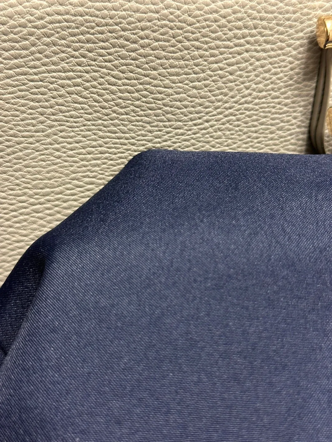 Navy Blue Fabric Round tablecloth image indicator(2)