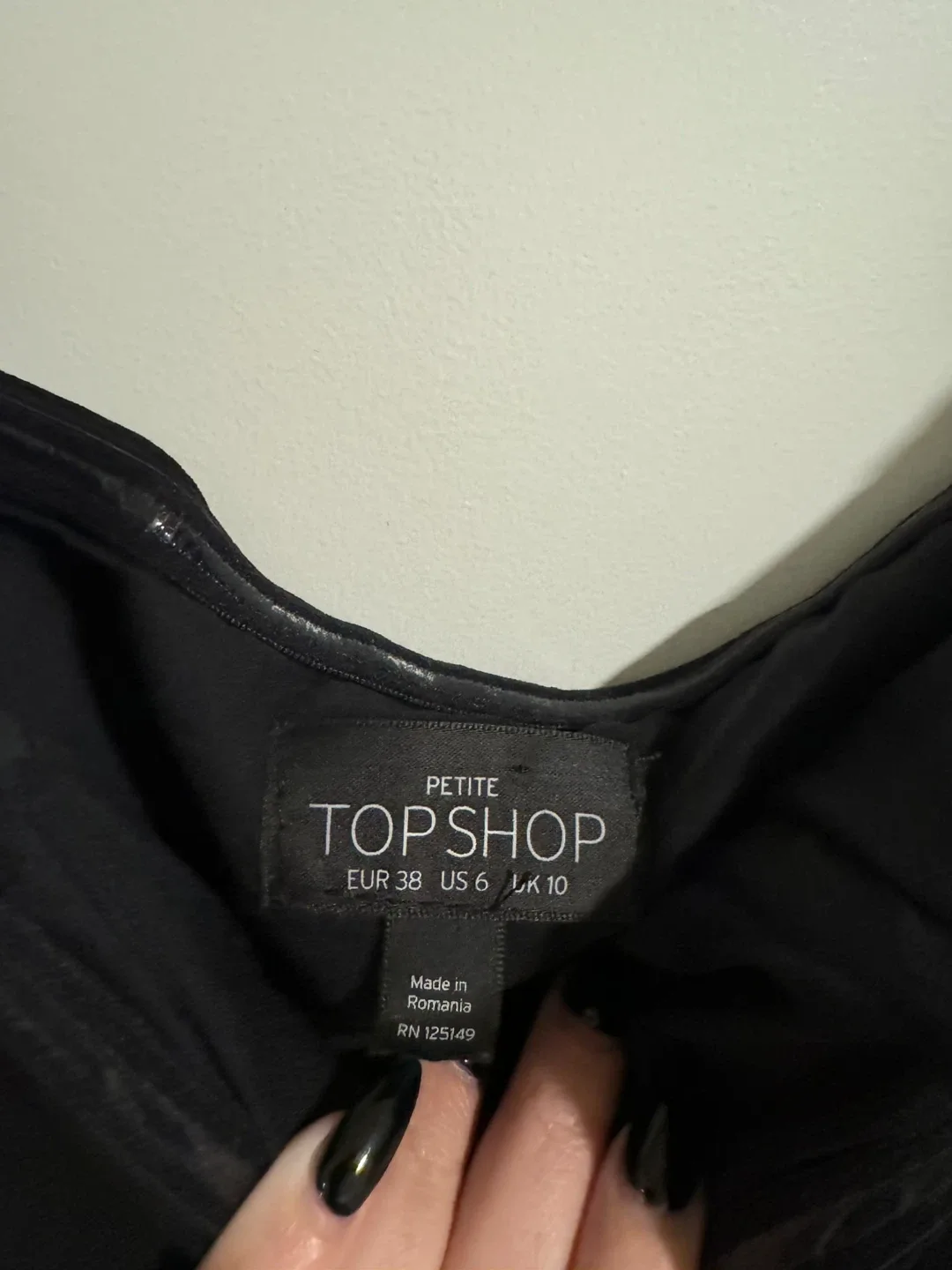 Topshop Black Jumpsuit - US 6 image indicator(2)