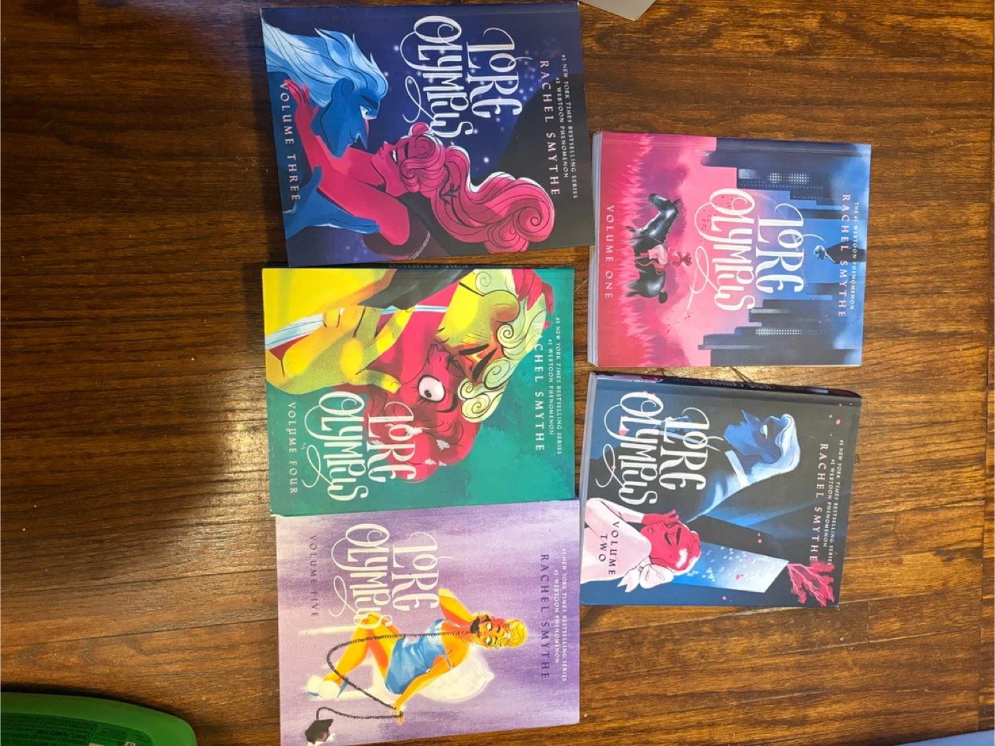 Lore Olympus books 1-5 - photo 2