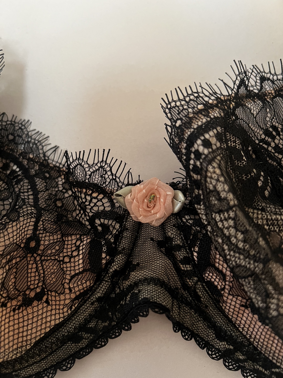 Dita Von Teese Coquette Bra - 36DD, Black/Nude - photo 4