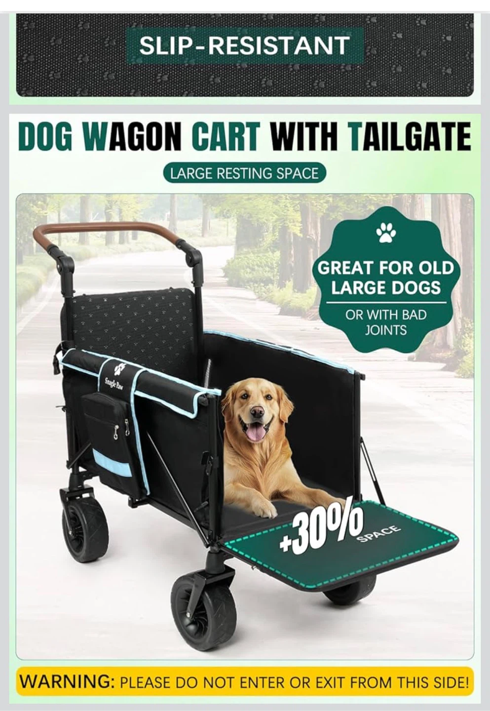 Snagle Paw Extra Large Dog Stroller Wagon - photo 3