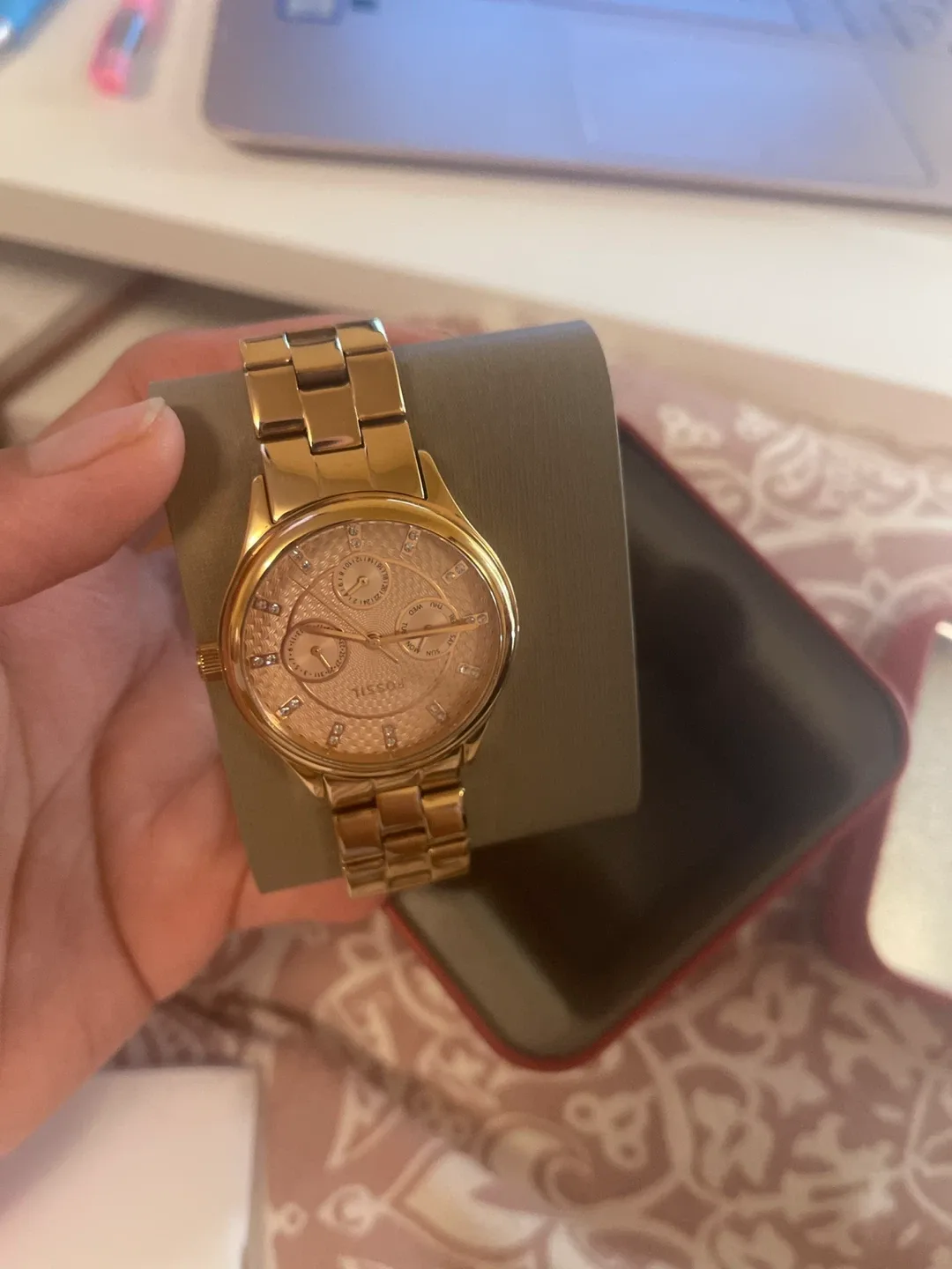 Fossil BQ1561 Rose Gold Watch