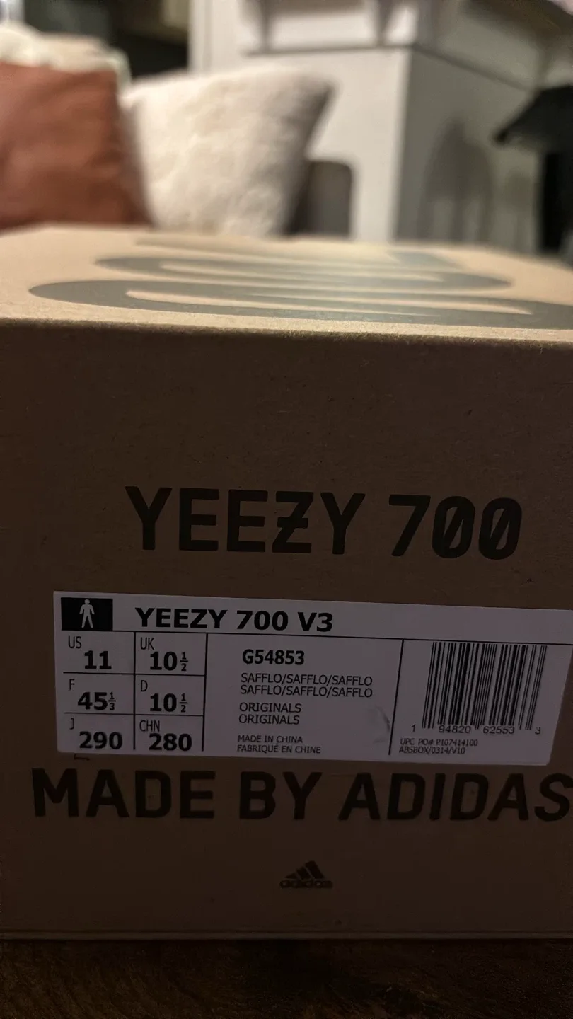 Adidas Yeezy 700 V3 Safflower - Size 11 image indicator(2)
