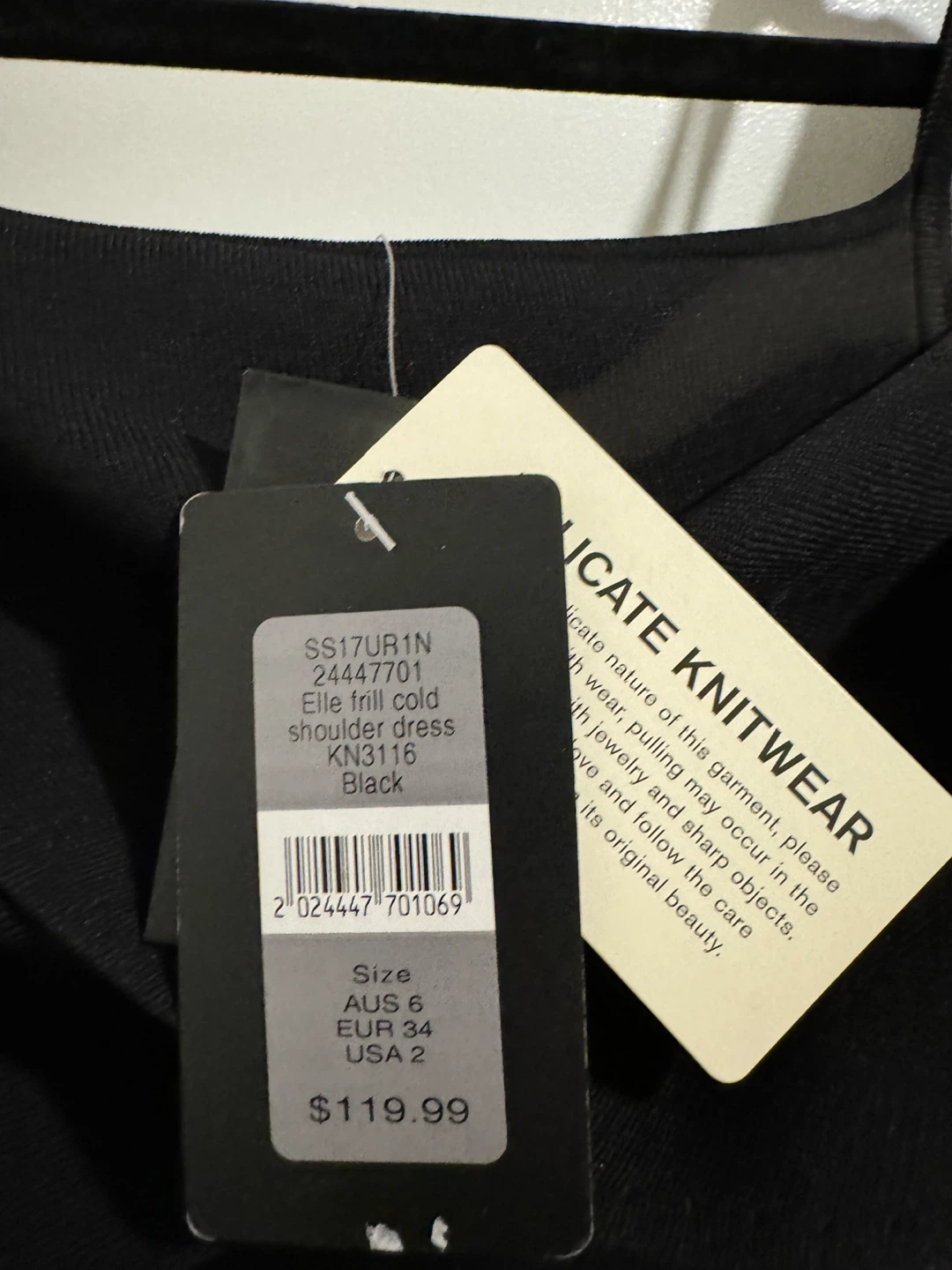 Elle Frill Cold Shoulder Dress - Size 2 (USA) - photo 3
