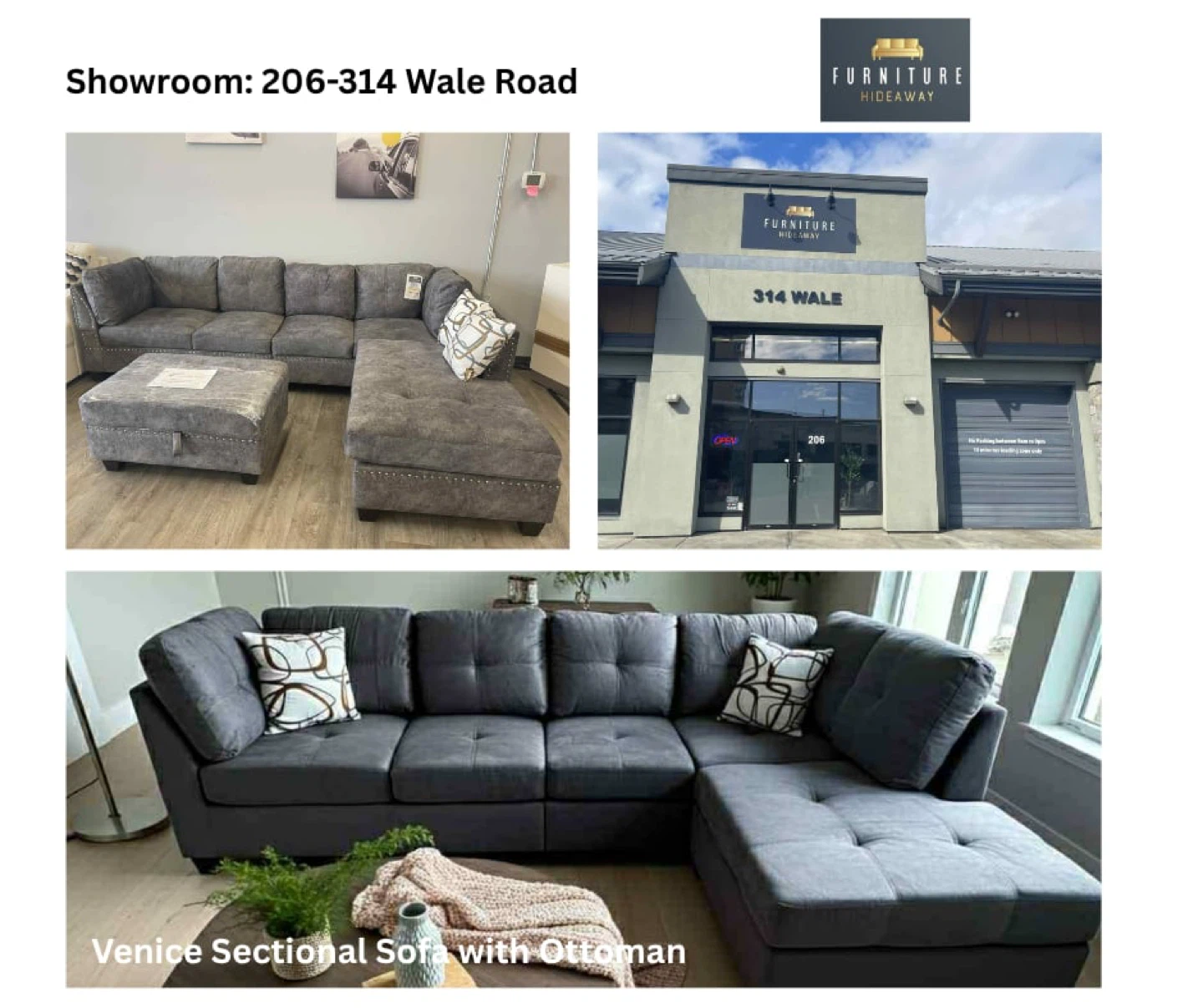 🛋️Brand New Sectional Sofa with Warranty! Starts at $599!🔥