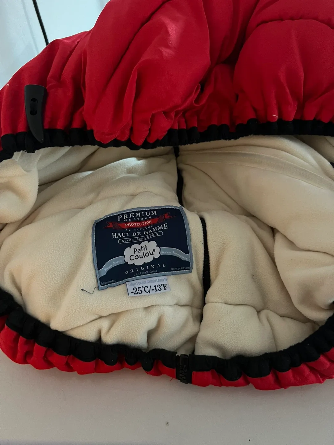 Petit Coulou Baby Bunting Bag - Ladybug image indicator(2)