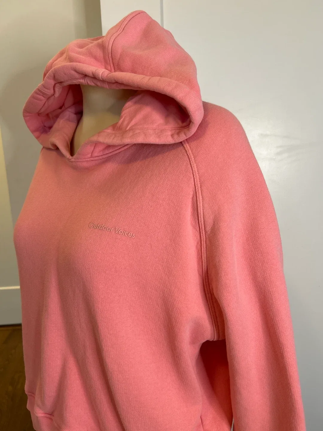 Outdoor Voices Pink Cotton Hoodie image indicator(2)
