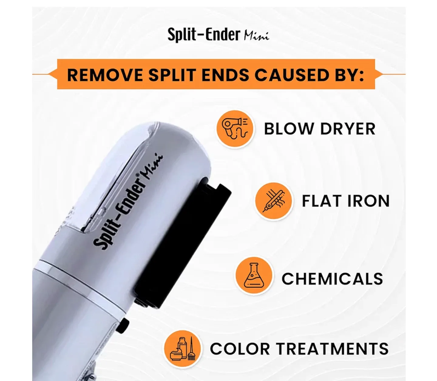 Split-Ender Mini Cordless Split End Hair Trimmer image indicator(4)