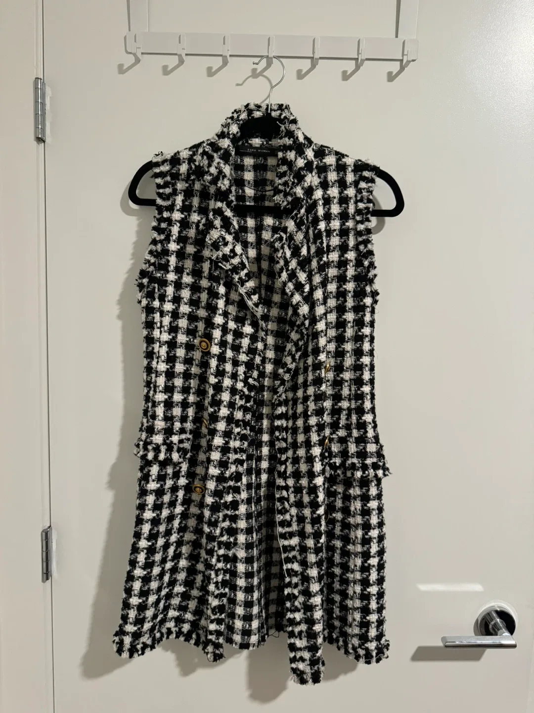 Zara Woman Tweed Vest Dress - Size S image indicator(4)