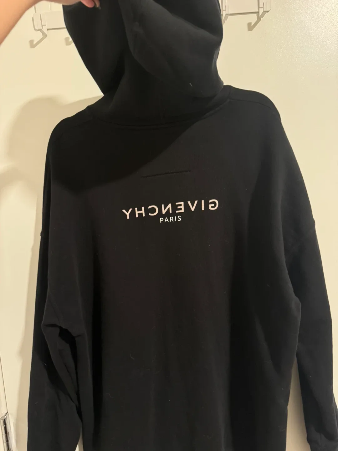 GIVENCHY Paris Black Hoodie - Size XL image indicator(3)