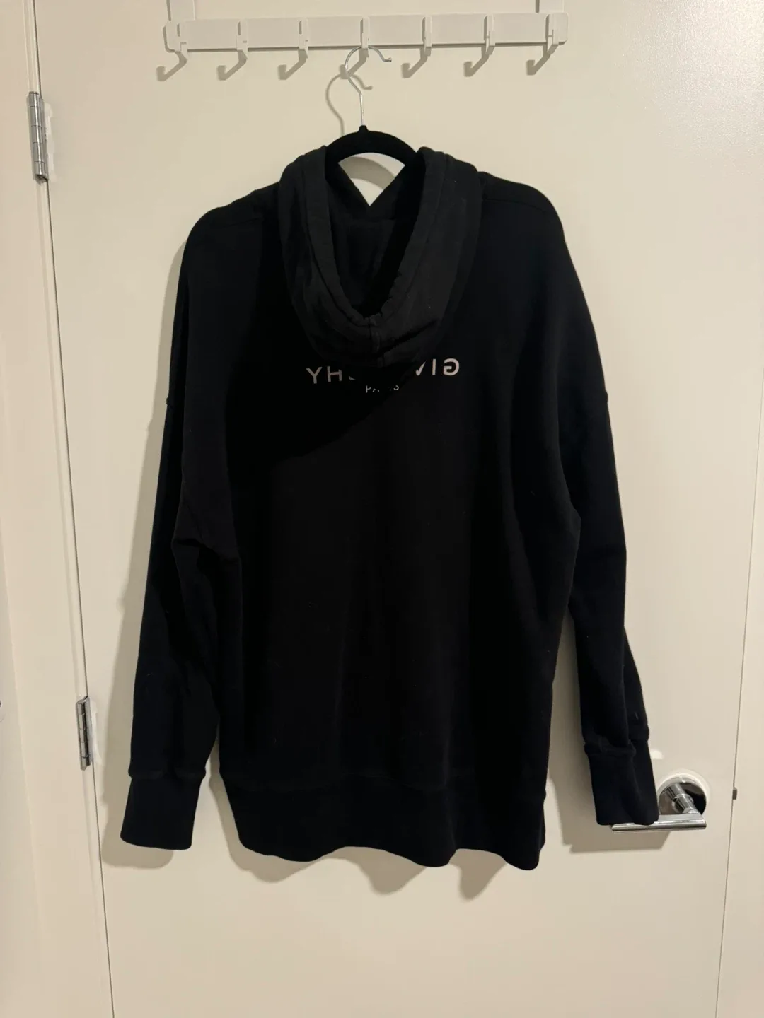 GIVENCHY Paris Black Hoodie - Size XL image indicator(2)