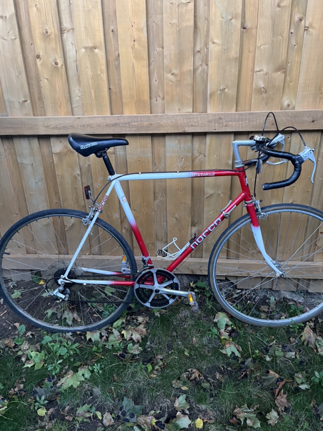 Norco Monte Carlo Vintage Road Bicycle - Red & White