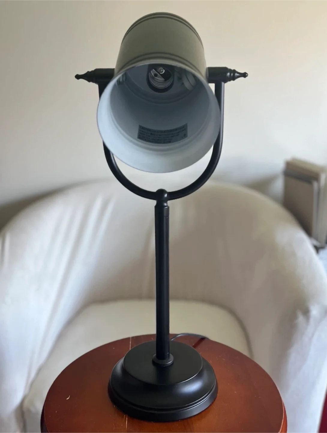 Black Spotlight Desk Lamp